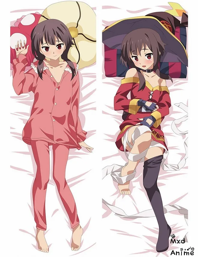 Японское аниме KonoSuba Megumin сексуальная девушка Waifu Подушка «Dakimakura» чехол обнимающий тело наволочки отаку