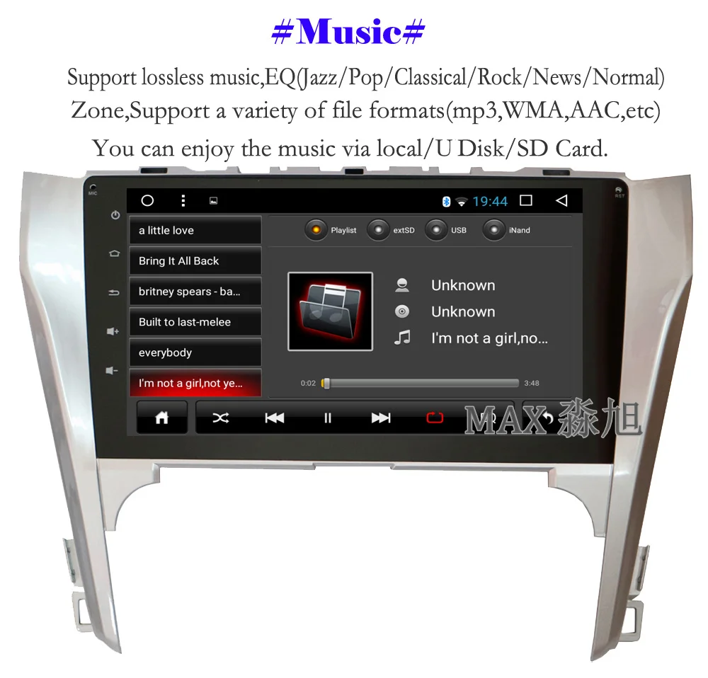 Perfect MAX Android 8.1.0 Car DVD Player for Toyota Camry 55 2012 2013  2014 Car Radio RDS 4G WiFi SWC GPS Navigation System Free Map 6