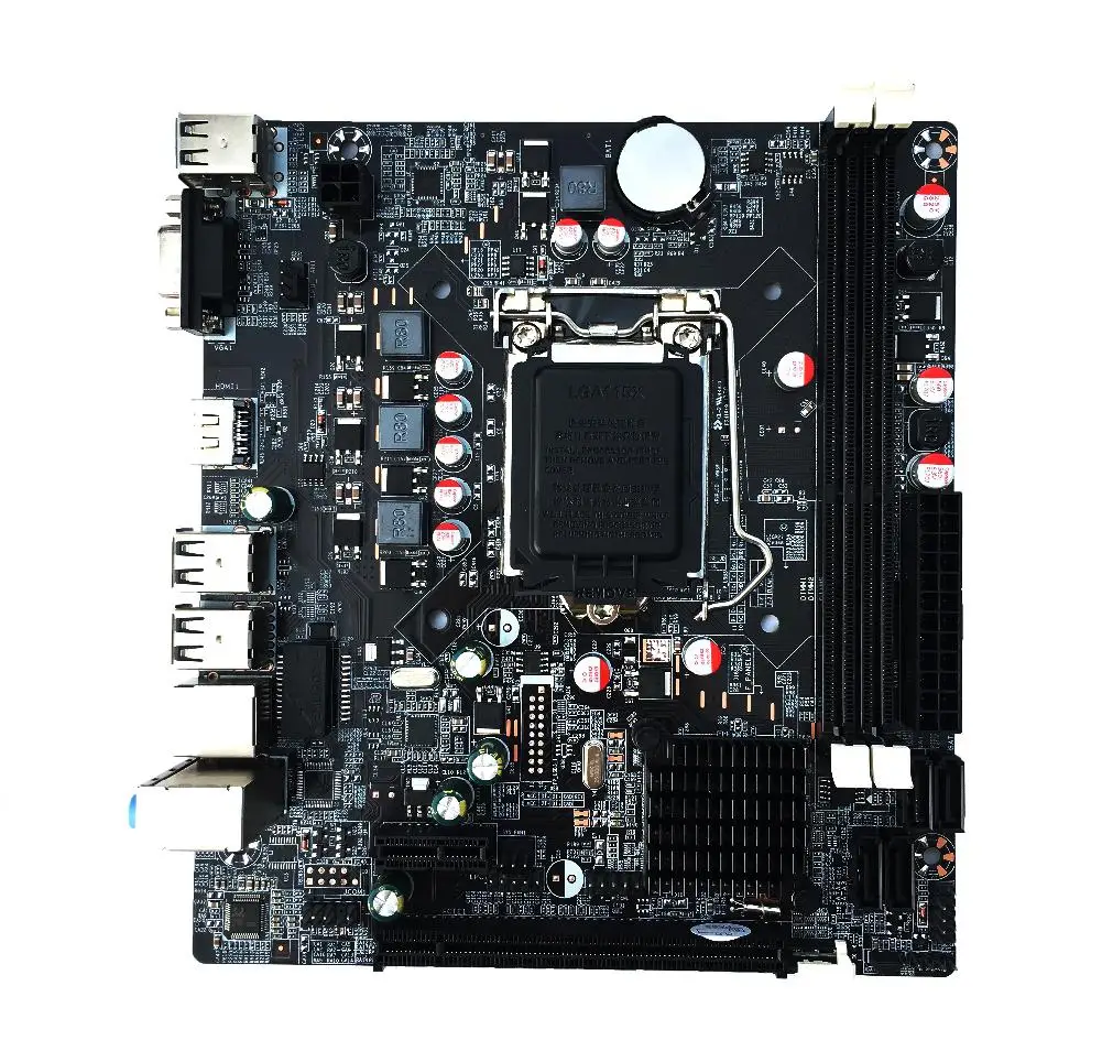 

EastVita Mainboard H61 Desktop Computer Mainboard Motherboard 1155 Pin CPU Interface Upgrade USB2.0 DDR3 1600/1333 r25