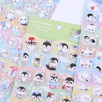 

Cartoon Penguin 3D Decorative Stickers Adhesive Stickers DIY Decoration Diary Stationery Stickers Children Gift