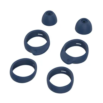 

New Fashion Color 4 pairs Soft Thin Earphone Tips Anti Slip Earbud Silicone Earphone Case Cover For amsung Galaxy Buds #30