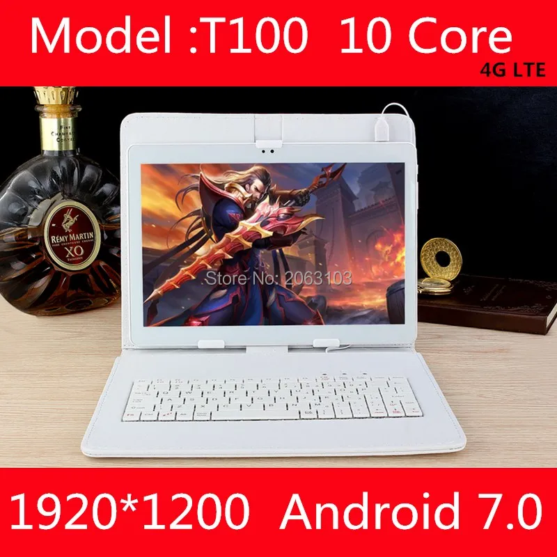 Новый 10 дюймовый планшет с десятиядерным процессором android 7 0 4G LTE 4 Гб ОЗУ 64 ПЗУ