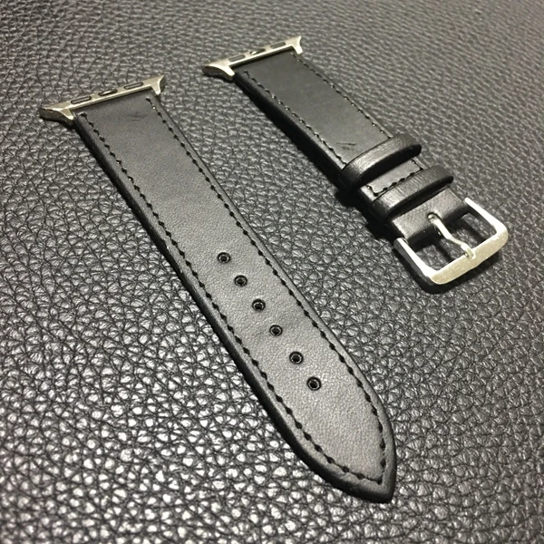 Отличная кожаная Петля для Apple Watch Band series 1 2 3 4 5 для iWatch ремешок 42 мм 38 мм 40 мм 44 мм Соединительный аксессуар
