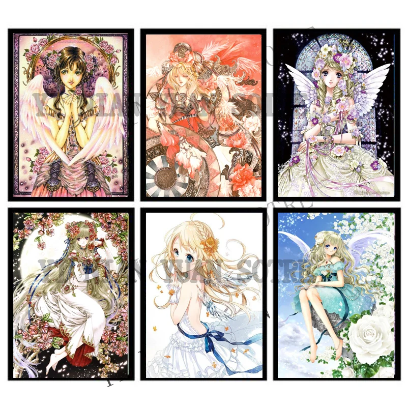 

Full square/round Diamond Embroidery 5D Diamond Painting beauty Anime Fairy Cross Stitch Diamond Mosaic pattern Decoration