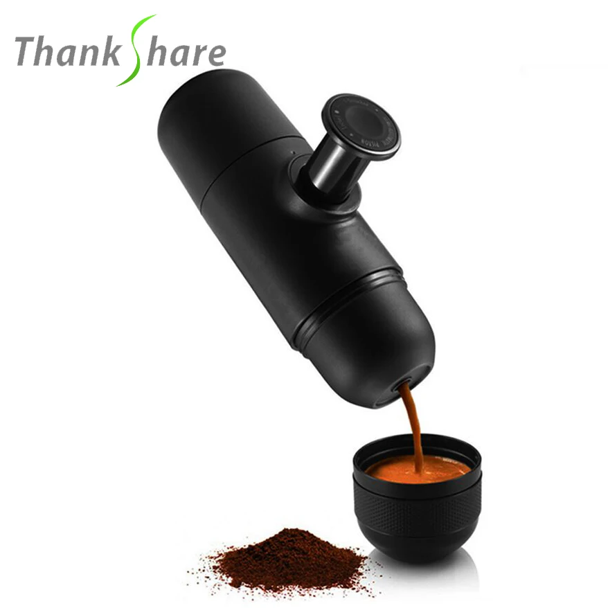 

THANKSHARE Mini Portable Coffee Maker Manual Espresso Handheld Pressure Espresso Coffee Machine For Home Travel