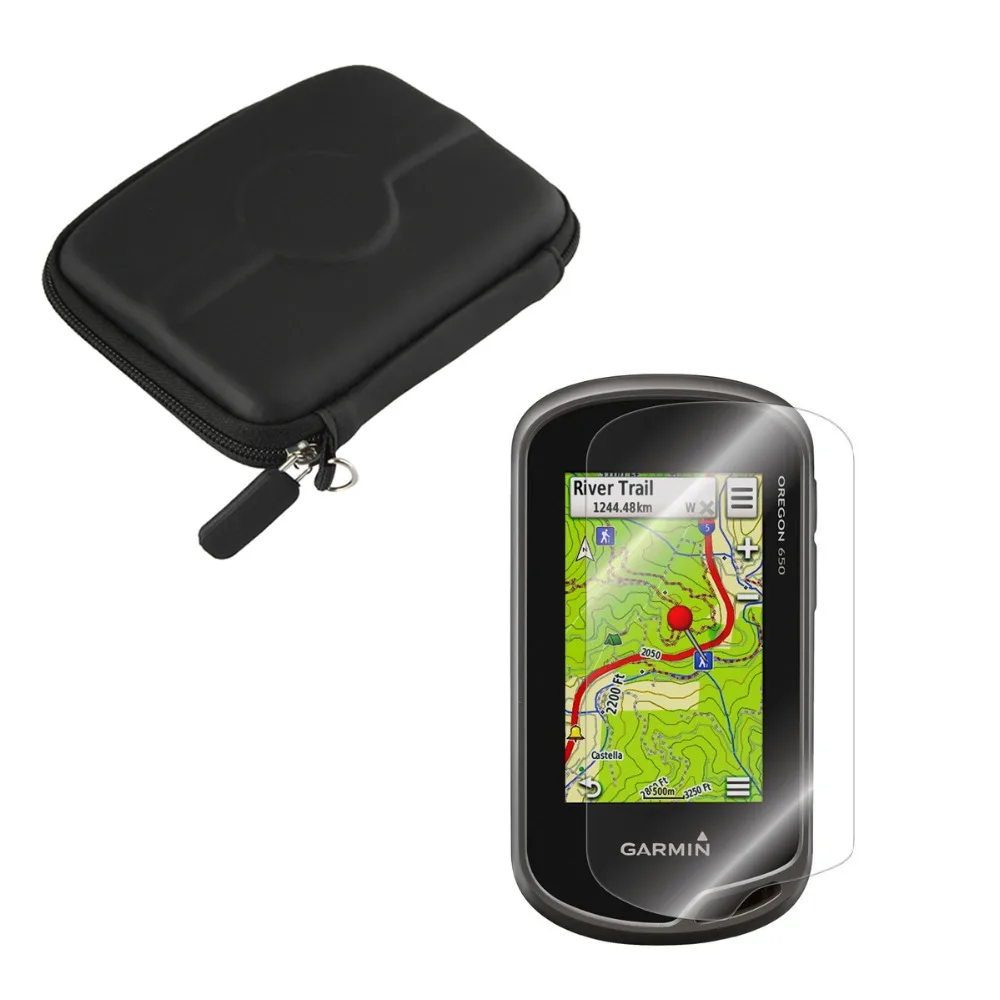 imágenes para Anti-Shock Protect Portable Case Bag + Clear Screen Protector Escudo de Cine para Garmin Oregon 600 600 T 650 650 T GPS de Mano imágenes para Anti-Shock Protect Portable Case Bag + Clear Screen Protector Escudo de Cine para Garmin Oregon 600 600 T 650 650 T GPS de Mano