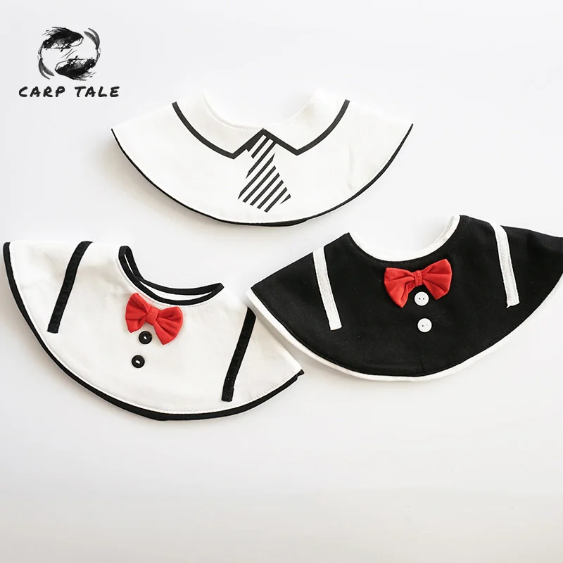 

Baby bib cotton bib cartoon print saliva towel baby boy girl feeding apron cotton turban bib toddler feeding scarf 2019