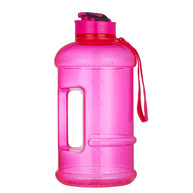 2.5L Portable Large Capacity Water Bottle Training Sports For Men Workout  Shaker Bottle Camping Drink Bottle With Handle Outdoor - AliExpress