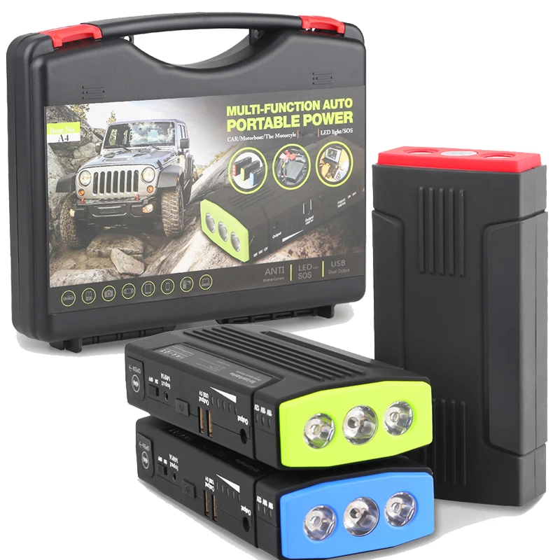 

High Capacity 16800mAH Car Emergency Car Battery Jump Starter Power Bank 12v Vehicle Battery Starting Device Booster Portable
