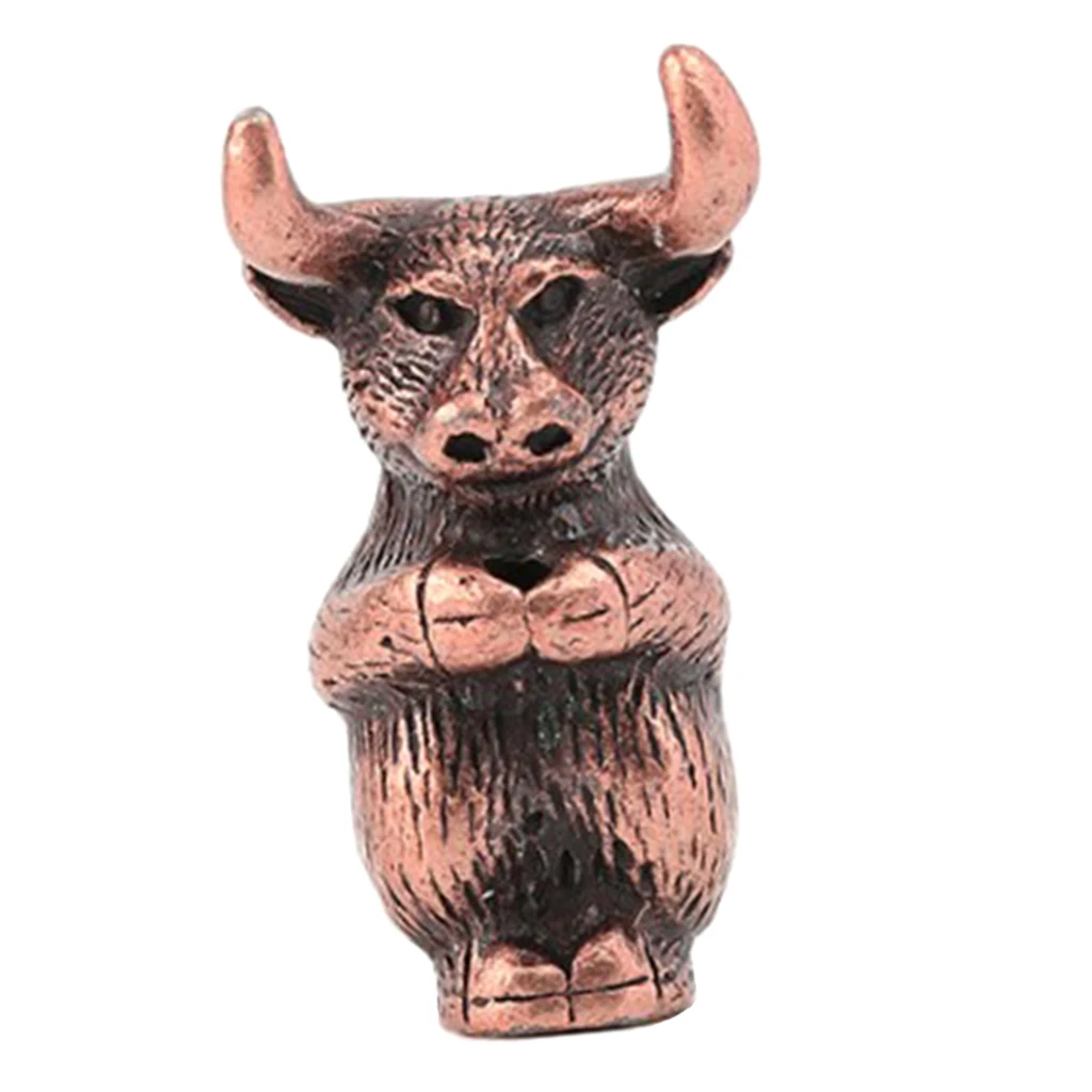 Mini Size Copper Chinese Feng Shui Zodiac Animal LUCKY Fortune Wealth Office Home Decoration Lucky Ornaments