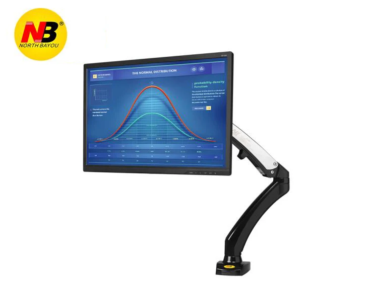 2018 New NB F100 Gas Spring 17-27 inch Desktop LED TV Mount Monitor Holder Arm Ergonomical Mount with 2USB Port Loading 2~6.5kgs 2018 New NB F100 Gas Spring 17-27 inch Desktop LED TV Mount Monitor Holder Arm Ergonomical Mount with 2USB Port Loading 2~6.5kgs