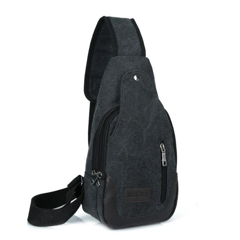 Bag Qualità Di Sacchetti tasca Bag Petto brown Bag Alta Il Per Viaggi A Tela Viaggio O Bag armygreen Pacco Pratica Tracolla Bag Multi khaki blue Borse Uomini All'aperto Capacità Campeggio Black CC05rxw
