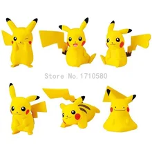 Cute Pikachu Action Figures 60pcs lot Japanese Cartoon Movies PVC Figure Model Sets Doll Kids Toys