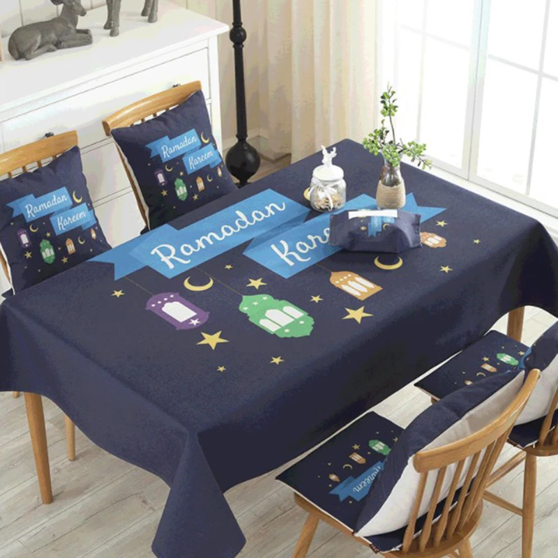 

Simanfei Floral Tablecloth Cotton Linen Dinner Tablecloth Fresh Style Table Cover Decoration Rectangular Cotton Line Table Cloth
