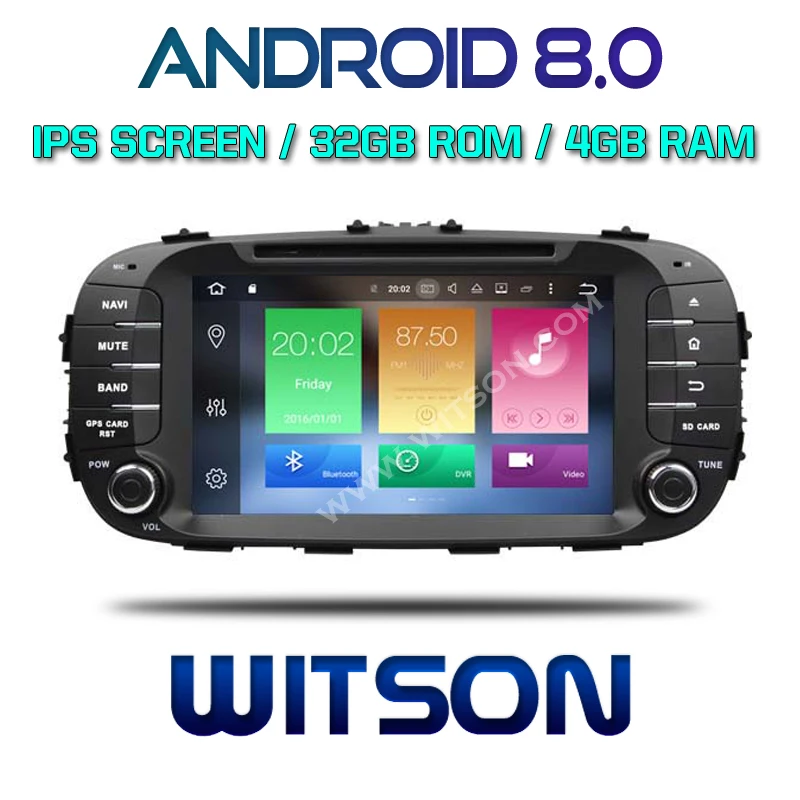 Excellent WITSON Android 8.0/ 8.1 RK SYTSEM Qcta core(eight core) Car Dvd GPS Player For KIA SORENTO 2015-2016 4G RAM 32G ROM IPS 0