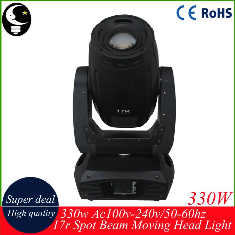 

New 330w Spot Beam 15r Moving Head Light Ac100-240v/50-60hz Professional Stage & Dj /Bar/Home Entertainment Lighting Effect
