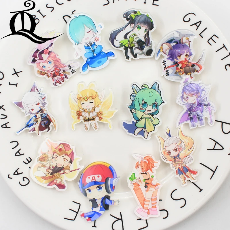 

1 PC MIX Cool Robot Cartoon Acrylic Badges Kawaii Badge Icons on The Backpack Badges for Clothes Handbag Pin Brooch Z29