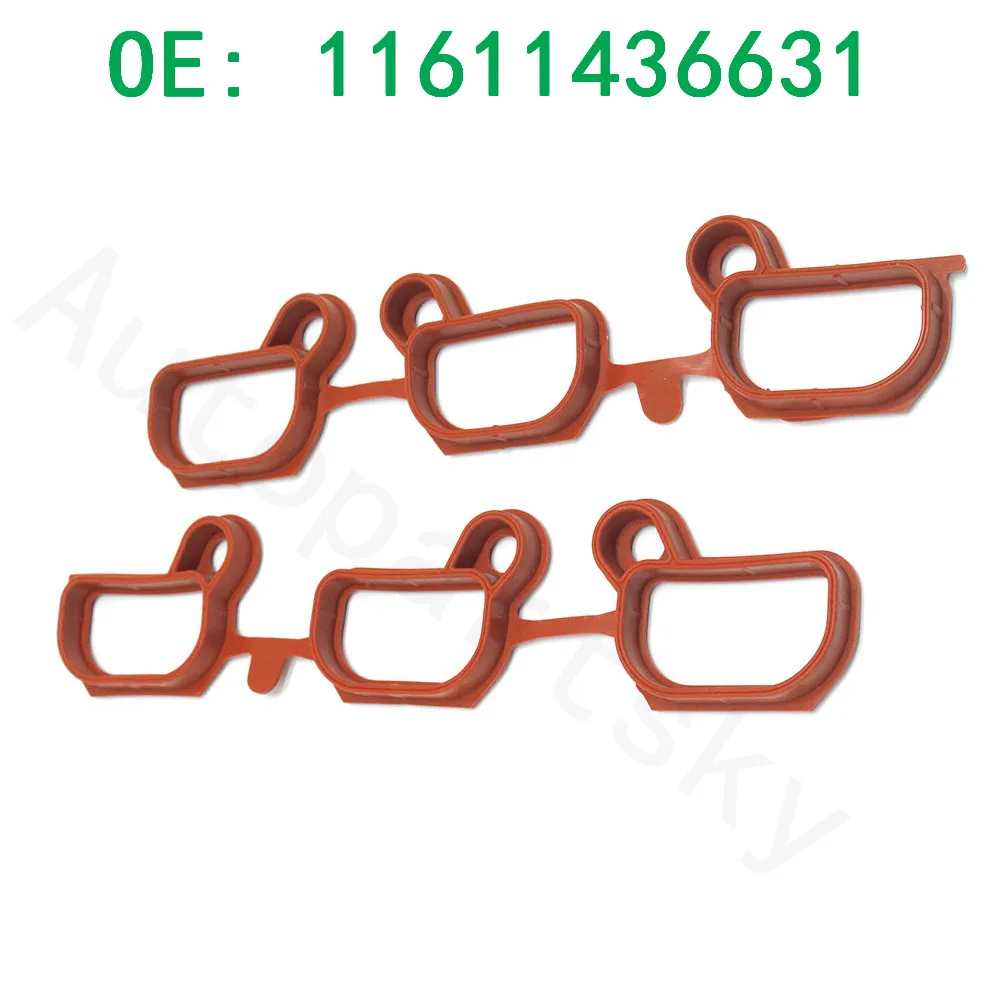 2 шт. прокладка впускного коллектора двигателя для BMW E46 E60 E53 BAPMIC 323Ci 325i 525i X3 X5 OEM