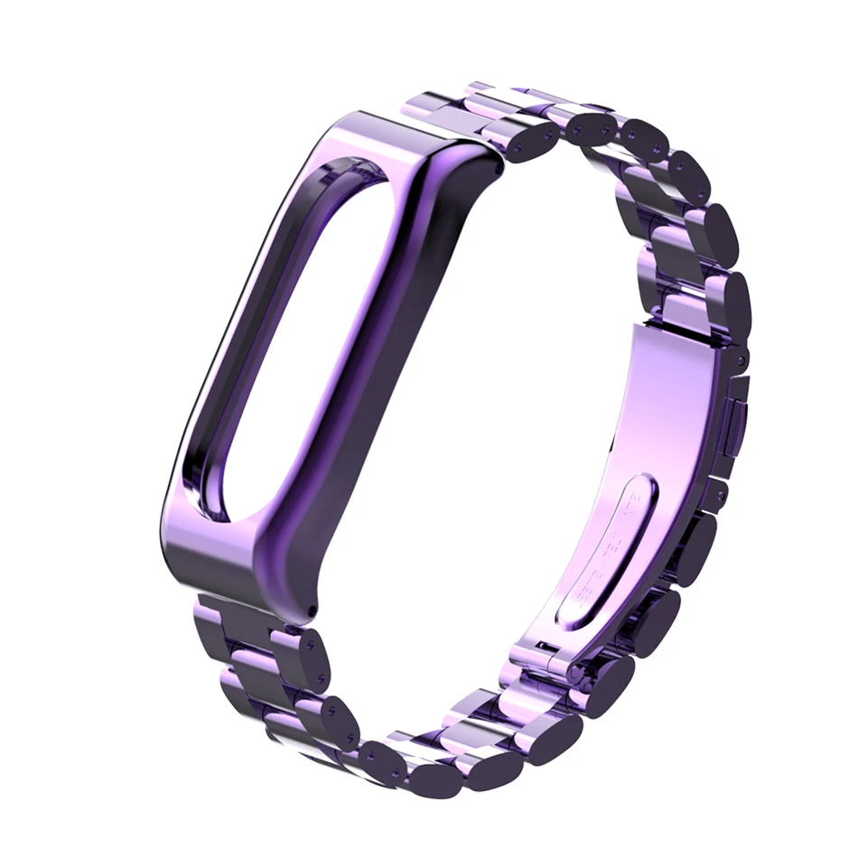 Mijobs Metal Mi Band 2 Strap Bracelet Smart Band Accessories for Xiaomi mi band 2 Strap Stainless Steel Bracelet Mi band 2 Strap