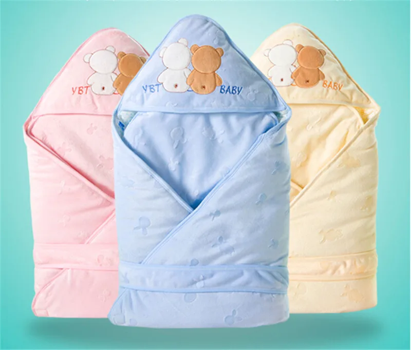 baby blankets soft thicken cartoon newborn baby winter blanket high