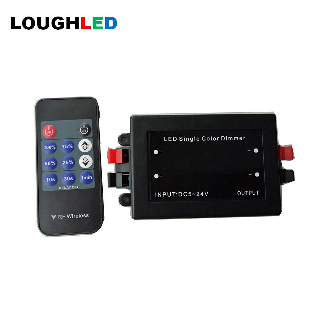 11 keys Single color led dimmer with RF wireless remote control adjust