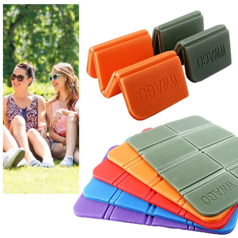 

Foldable Outdoor Camping Pad Portable Sitting Mat 5 Colors Moisture-proof Picnic Mat Beach Cushions
