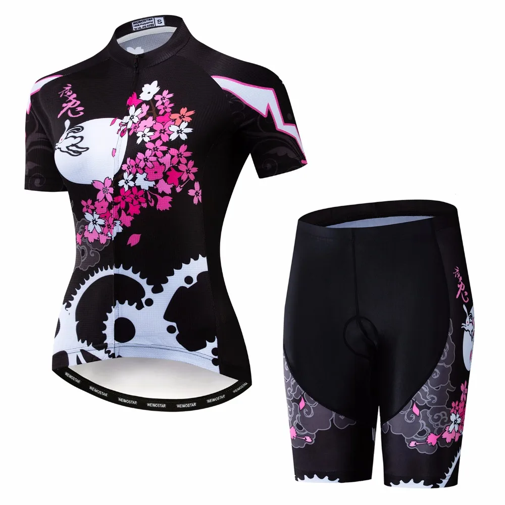 Weimostar, комплекты Джерси для велоспорта, женская одежда для горного велосипеда, Горный Дорожный велосипедный костюм, профессиональная команда, Ropa Ciclismo, верхняя часть, розовая