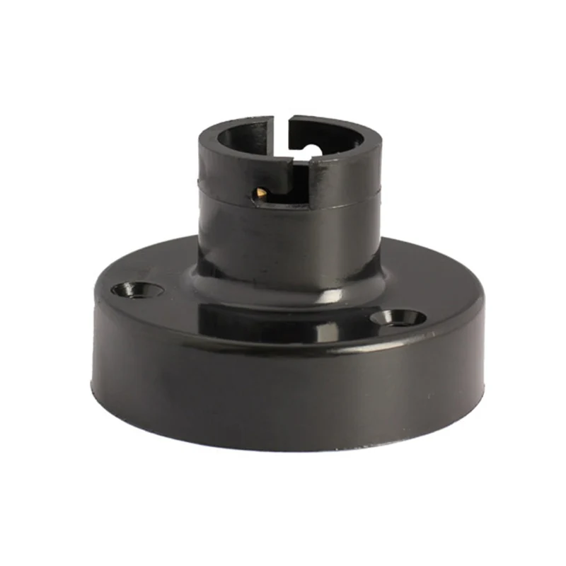 

B22 Bayonet Bulb Lamp Base Holder Chandelier Lampholder Converter Black QP2