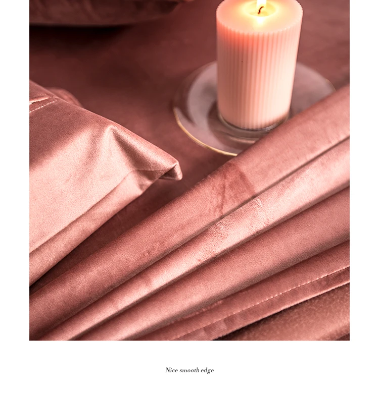 Nordic Style Soild Velvet Table Cloth Fashion Home Party Decor Table Cover 12 Colors Rectangle Luxury Tablecloth Water Washable