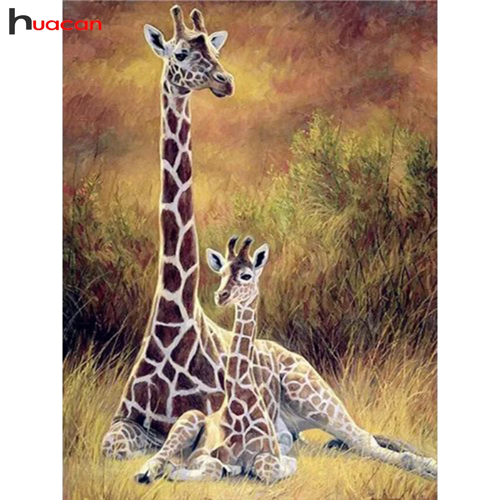 

Diamond Embroidery Cross Stitch Giraffe Diamond Painting Icon Animal Diamond Mosaic Full Square Rhinestone Crystal Kitchen Decor