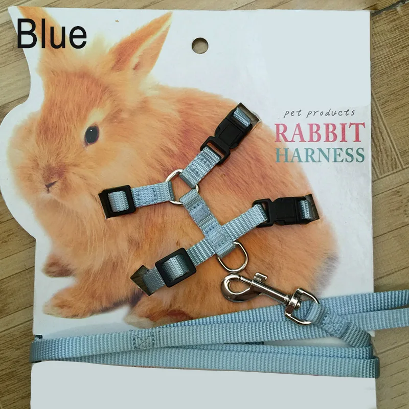 

'The Best' Pet Rabbit Soft Harness Leash Adjustable Bunny Traction Rope for Running Walking 889