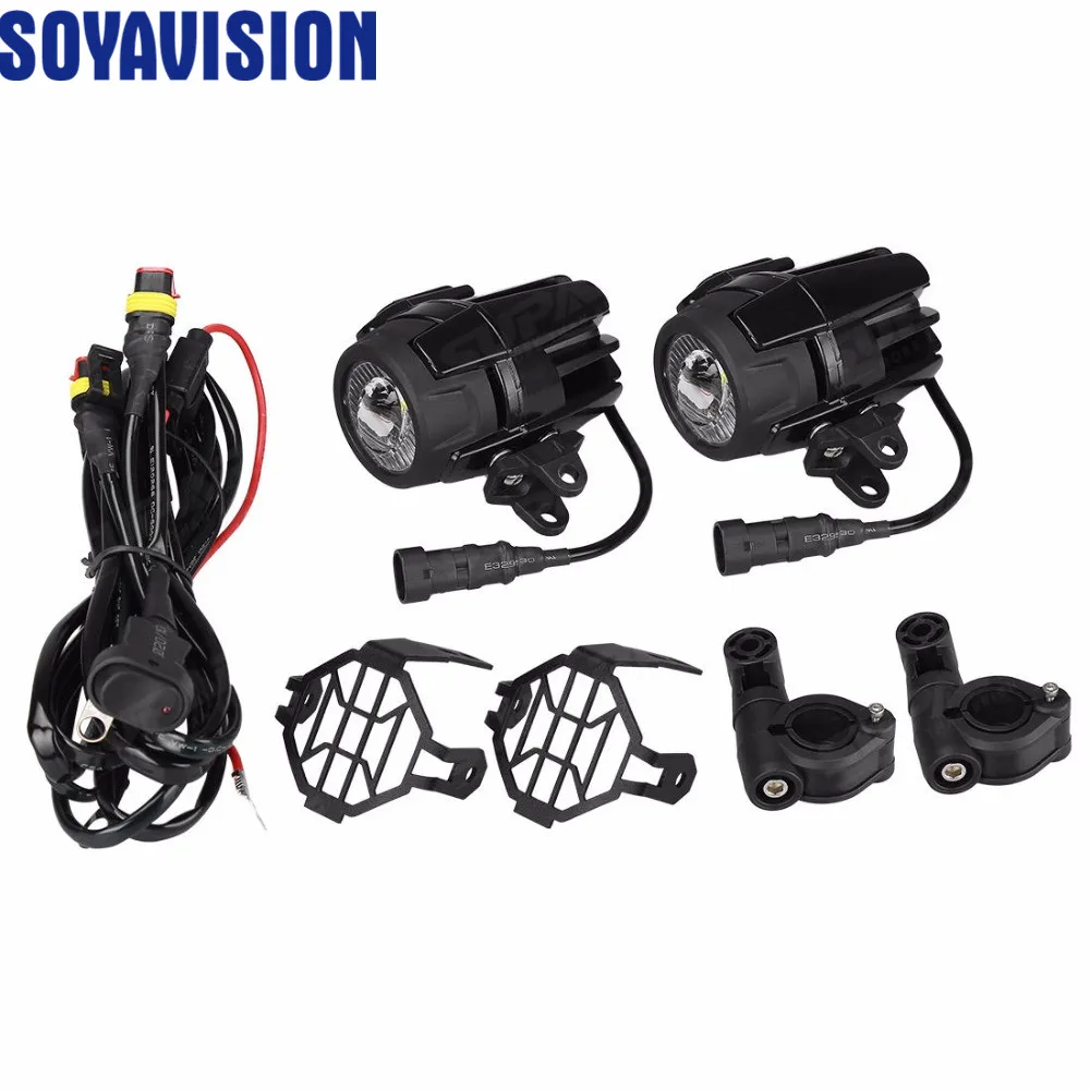 

Motorcycle LED Fog Light & Protect Guards with Wiring Harness For BMW F800GS R1200 GS /ADV Motorcycle Led Lights white 6000k