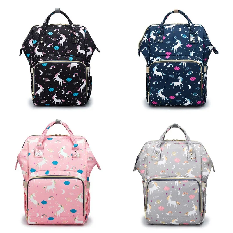 

Baby Diaper Bag Unicorn Backpack Fashion Mummy Maternity Bag For Mother Mom Backpack Nappy Changing Bags Bolsa Maternidade