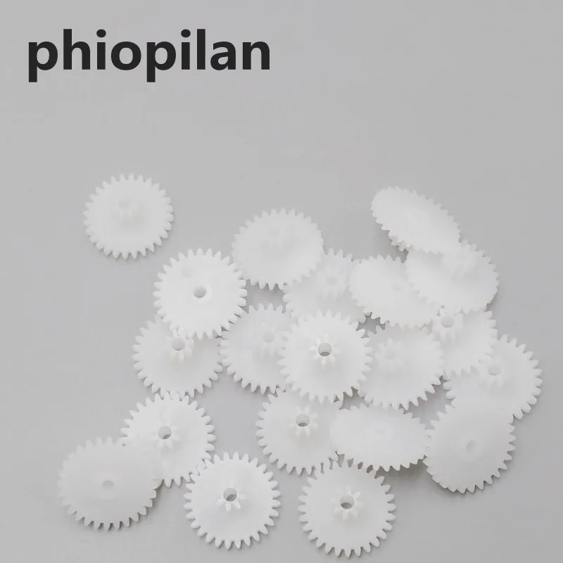 PHIOPILAN 0 5 Модуль 28T 8T 2808-2B пластиковая Двойная зубчатая диафрагма 2 05 мм
