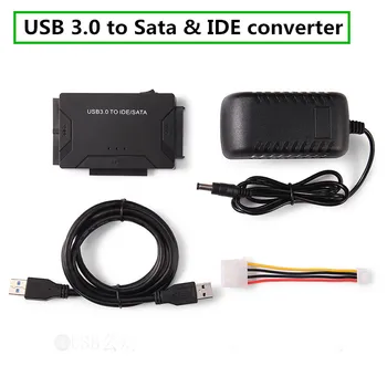 

USB 3.0 to Sata/IDE Adapter Converter Hard Driver Adapter for 2.5"/3.5" SATA HDD/SSD & IDE HDD Converter and USB IDE Cable