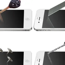 500 шт для Apple iPhone 4 4s 0,3 мм 9 H Взрывозащищенная закаленная Защитная пленка для экрана