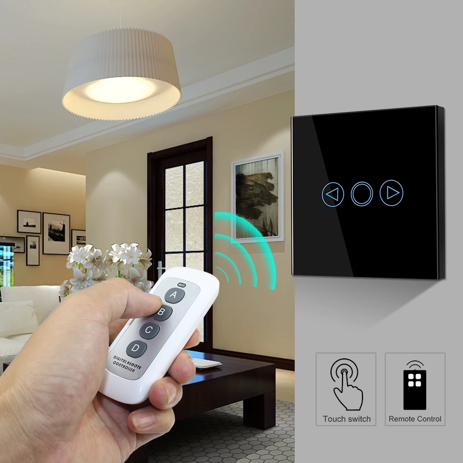 

220V Touch Sensor LED Dimmer Switch for Dimmable Lamp Wall Touch Dimmer Control Panel Module EU UK Standard LED lamp Switch