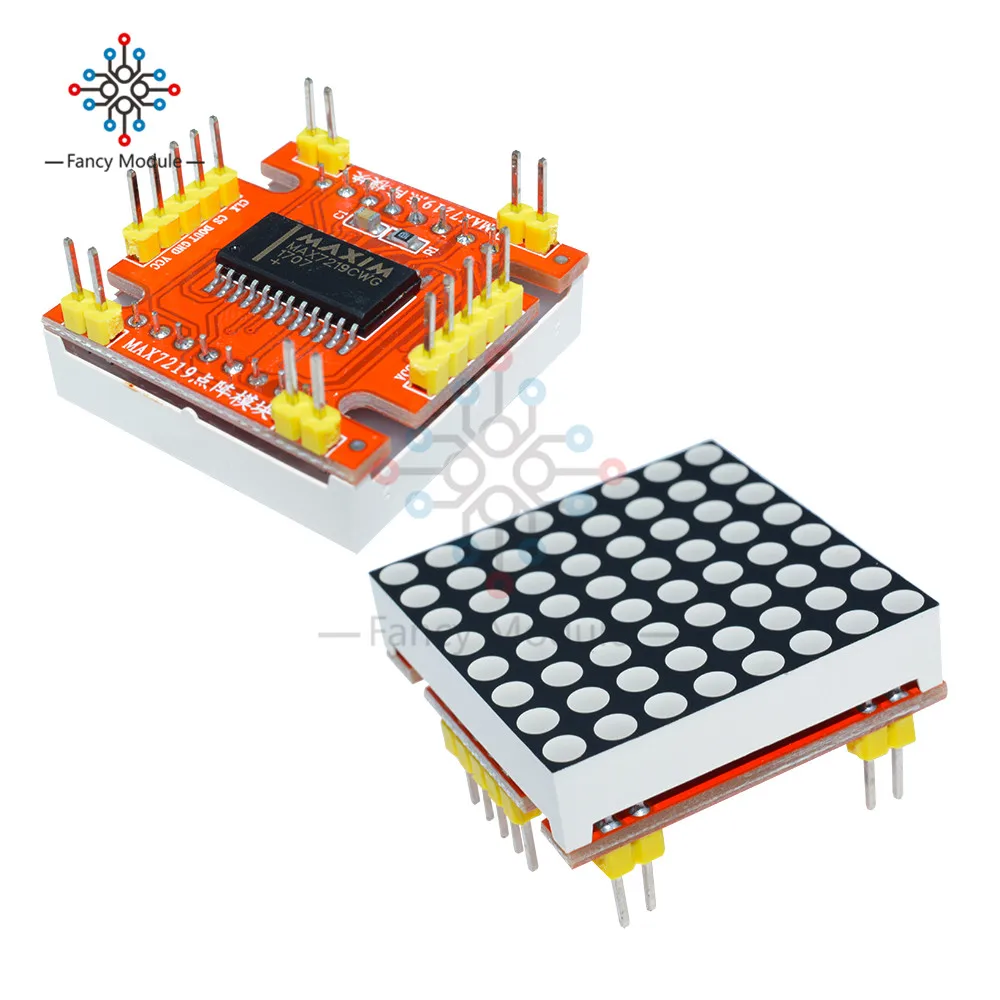 5 В/3,3 В СВЕТОДИОДНЫЙ матричный 8x8 MAX7219 дисплей модуль для Arduino NEU модуль