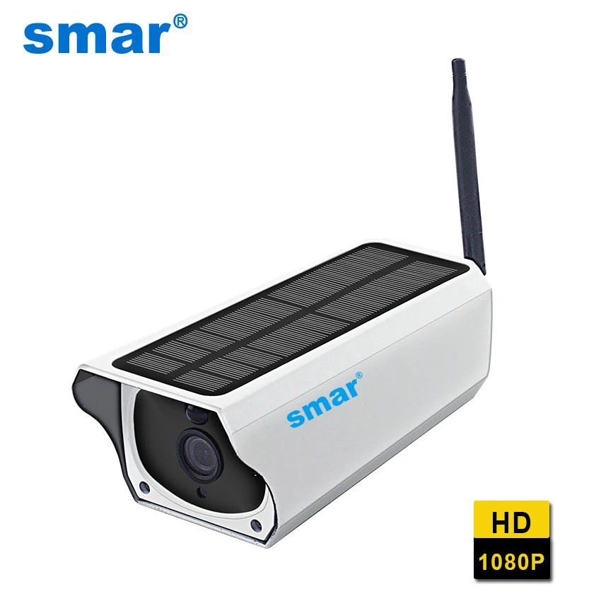 solar powered night vision security camera