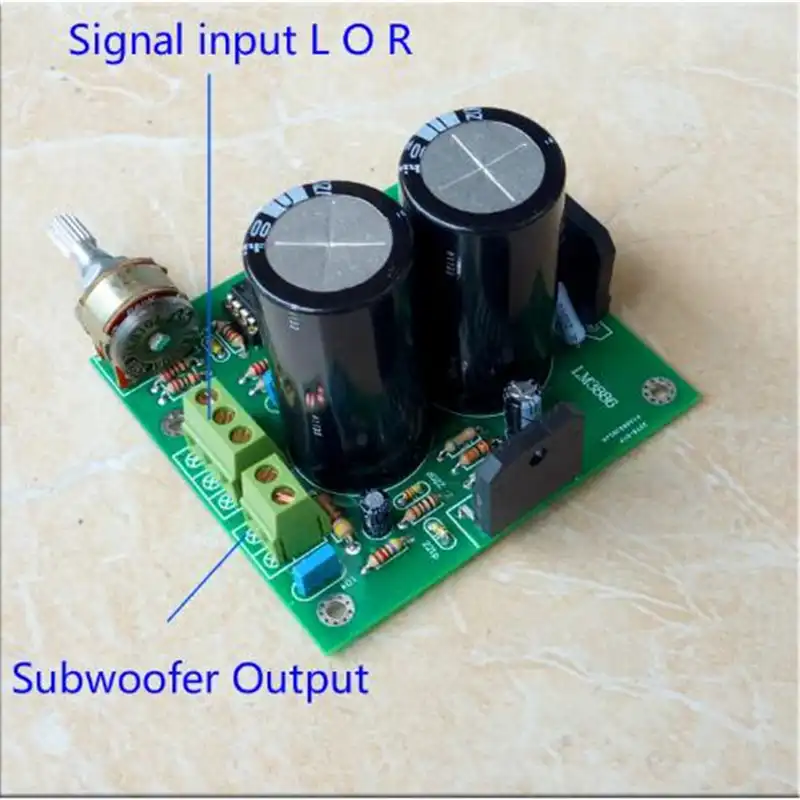 lm3886 subwoofer