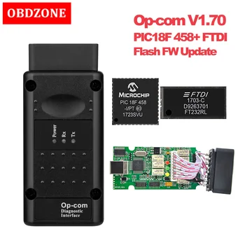 

Op Com 1.70 Firmware Scanner for Opel Opcom Support Flash FW Update Opcom V1.70 CAN BUS Diagnostic Tool