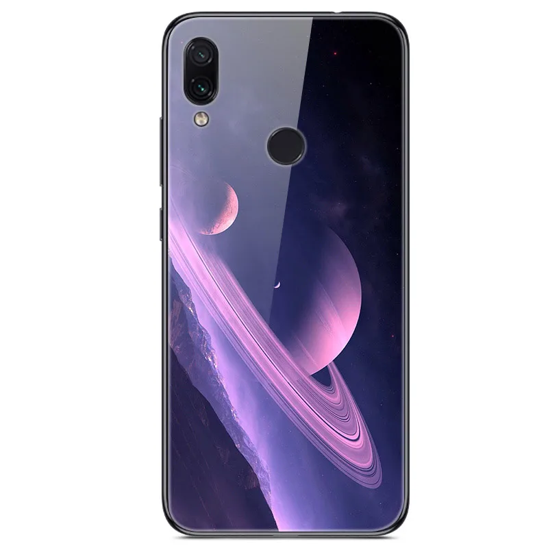 Чехол из закаленного стекла для Xiaomi Redmi Note 7 чехол накладка Pro 7|Бамперы| |