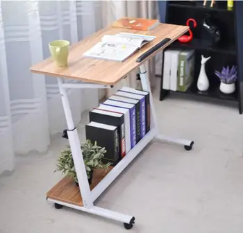 

80*40CM Lazy Mobile Laptop Table Portable Notebook Computer Desk Bedside Table