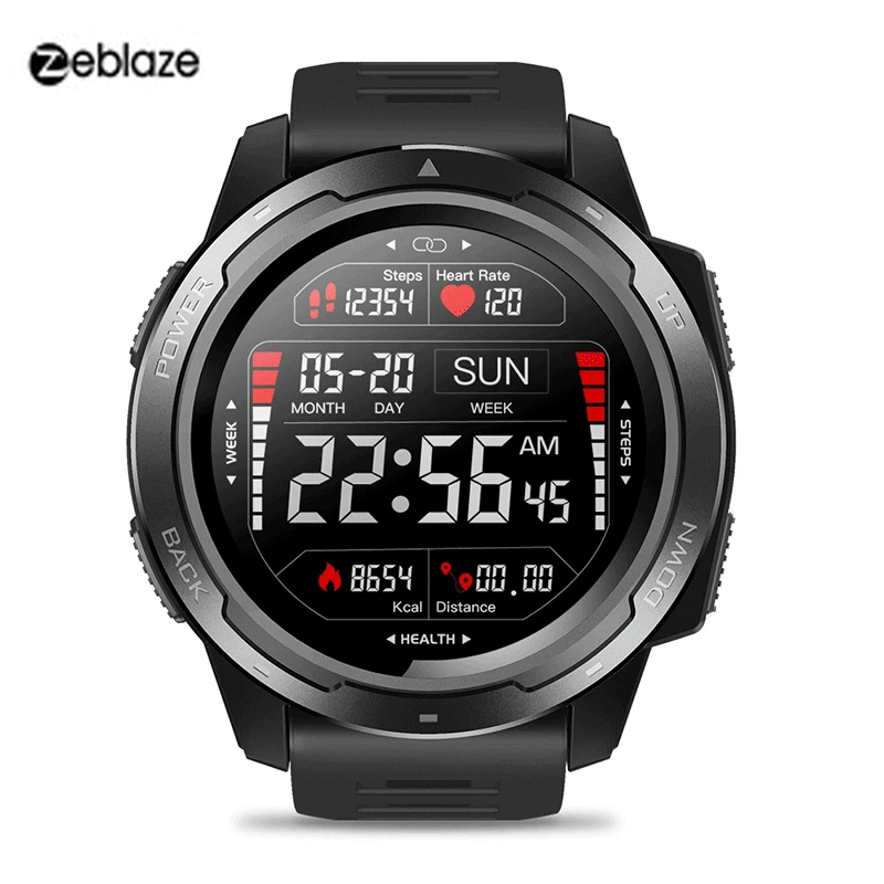 

New Zeblaze VIBE 5 smart watch band waterproof 1.3" IPS screen Heart Rate Sensor sleep tracker smartwatch bracelet pk vibe 3 pro