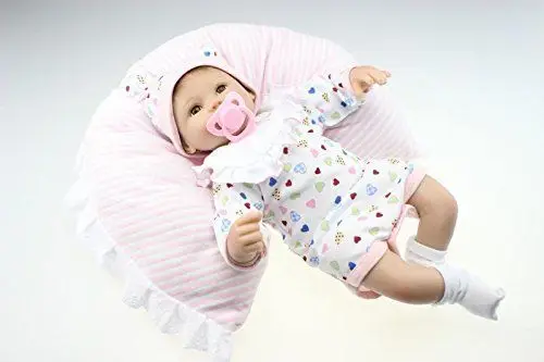 Ребенка год Reborn Детские Реалистичного Toddle куклы детские 18 &quotмягкий силиконовый