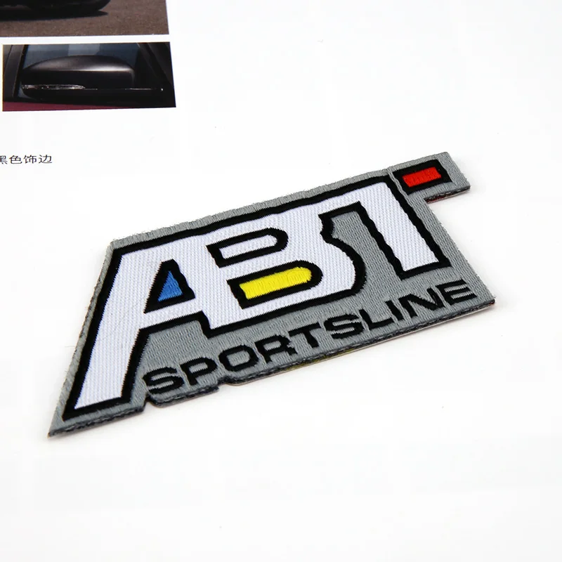 ETIE Car Styling Car Decals ABT Sportsline Embroidery Decorations Fiber