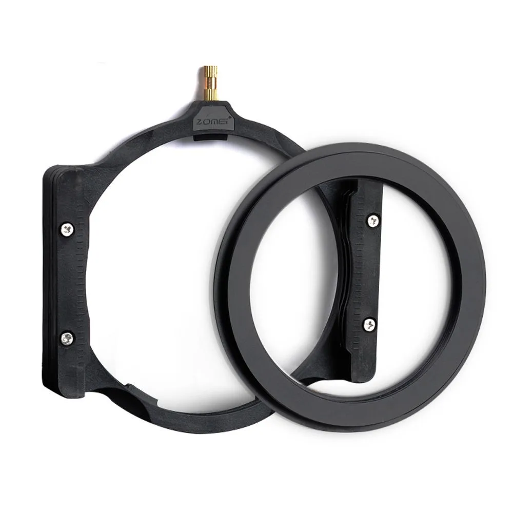 

ZOMEI Multifunctional filter holder with 67/72/77/82/86mm adapter ring can used with round filter for Cokin Z Lee 100mm