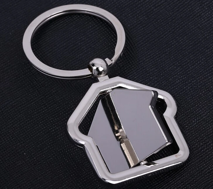 Free shipping 50pcs/lot wholesale customized logo metal keychain