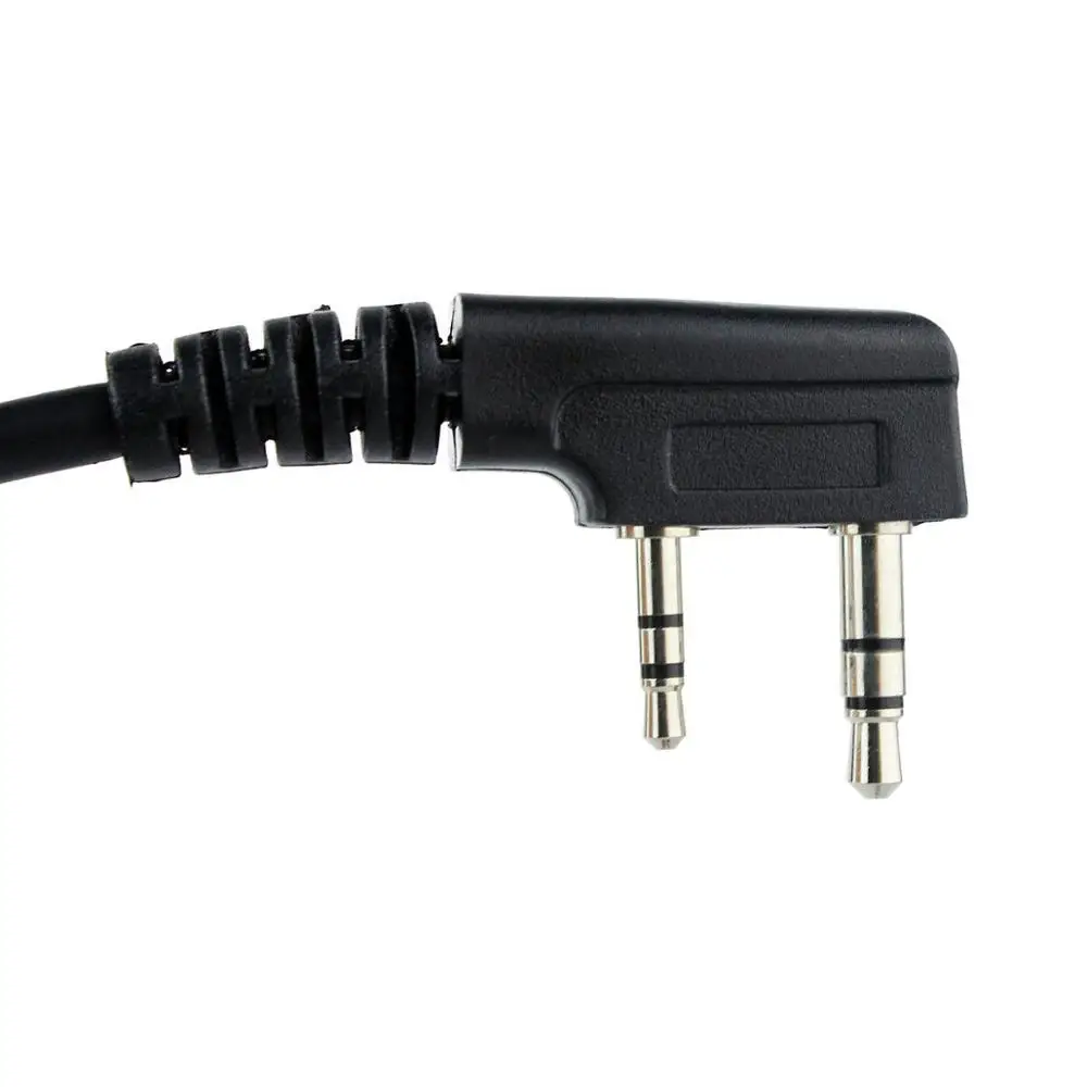 2 контакта XQF PTT микрофон динамик гарнитура для Kenwood KPG27D BAOFENG 888s|headset for kenwood|ptt micptt