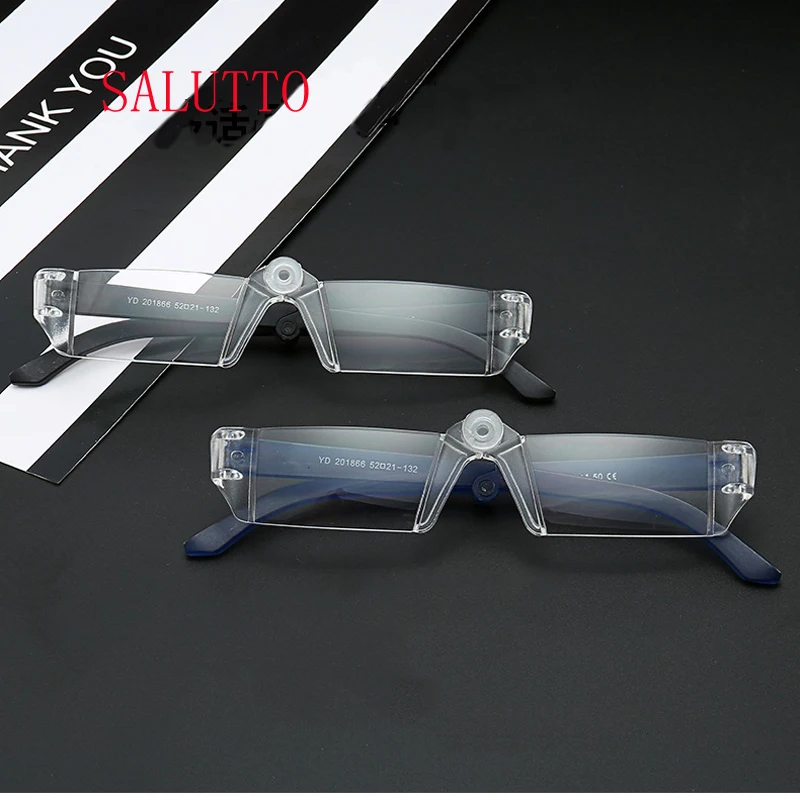 Ultra light Reading Glasses Men Women Folding Frame Rimless Vision